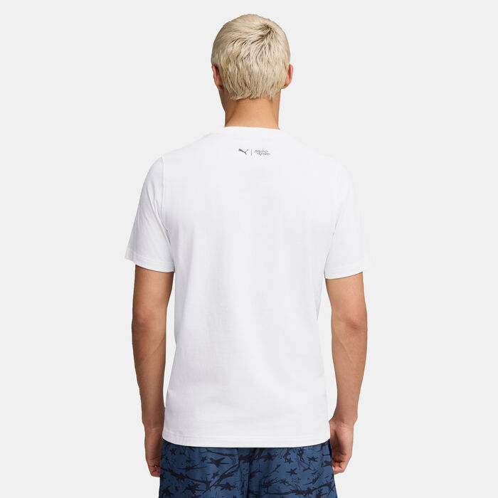 PUMA Men's Squid Game Graphic T-Shirt White PUMA Men's Squid Game Graphic T-Shirt White image number 1