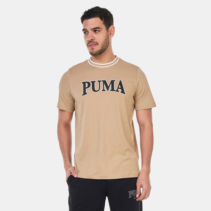 PUMA Men's Squad T-Shirt Beige PUMA Men's Squad T-Shirt Beige image number 0