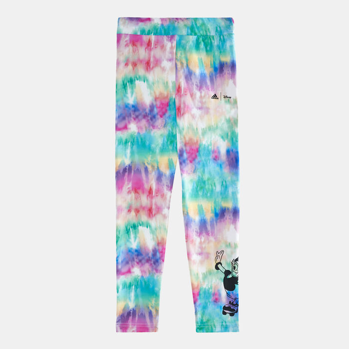 adidas Kids' Disney Daisy Duck Leggings Multi-Color adidas Kids' Disney Daisy Duck Leggings Multi-Color image number 0