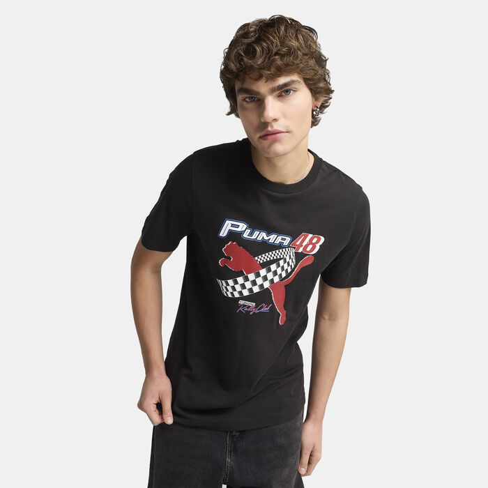 PUMA Men's Moto Graphic T-Shirt Black PUMA Men's Moto Graphic T-Shirt Black image number 0
