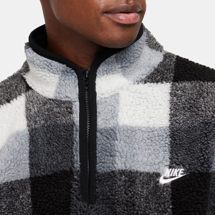 Nike Men's Club Winterized Half-Zip Top Black image number 3