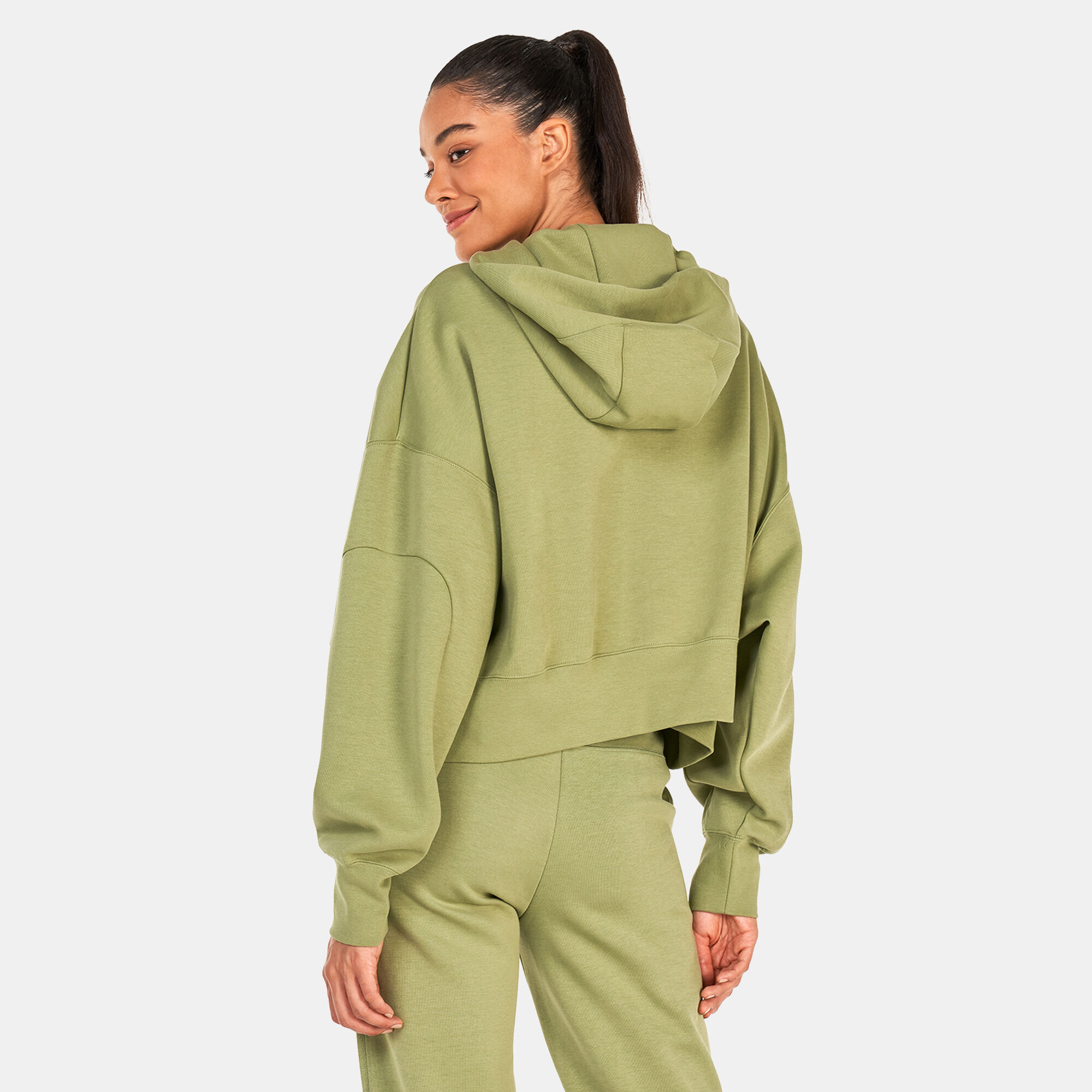 Women s Sportswear Tech Fleece Over Oversized Crop Pullover Hoodie