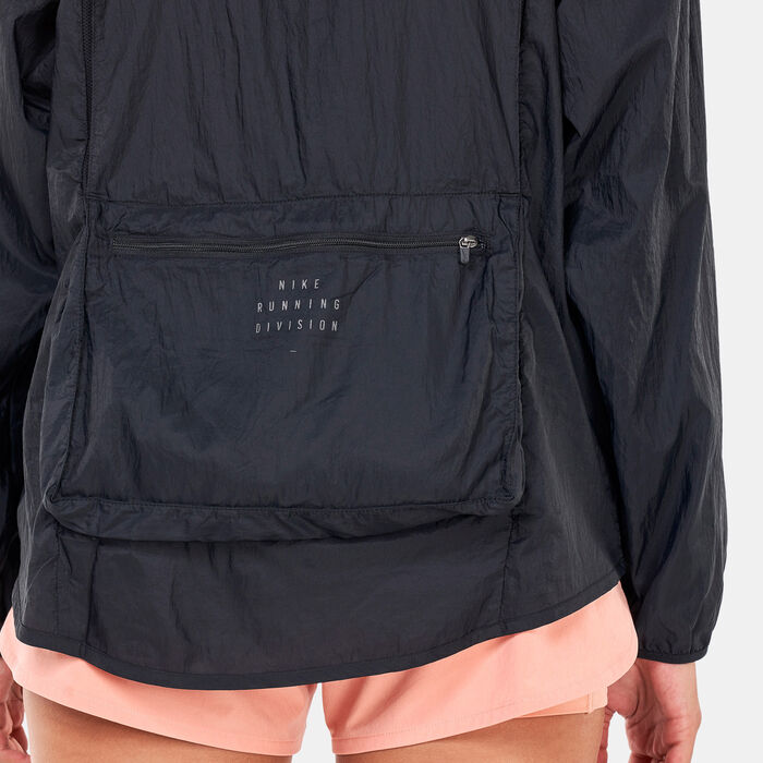 Nike Women's Run Division Hoodie Black Nike Women's Run Division Hoodie Black image number 3