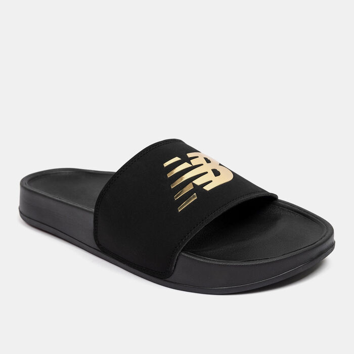 New Balance Women's 200 Chrome Slides Black New Balance Women's 200 Chrome Slides Black image number 1