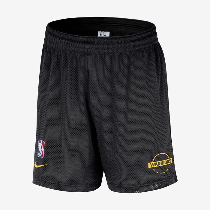 Nike Men's NBA Golden State Warriors Mesh Basketball Shorts Black image number 0