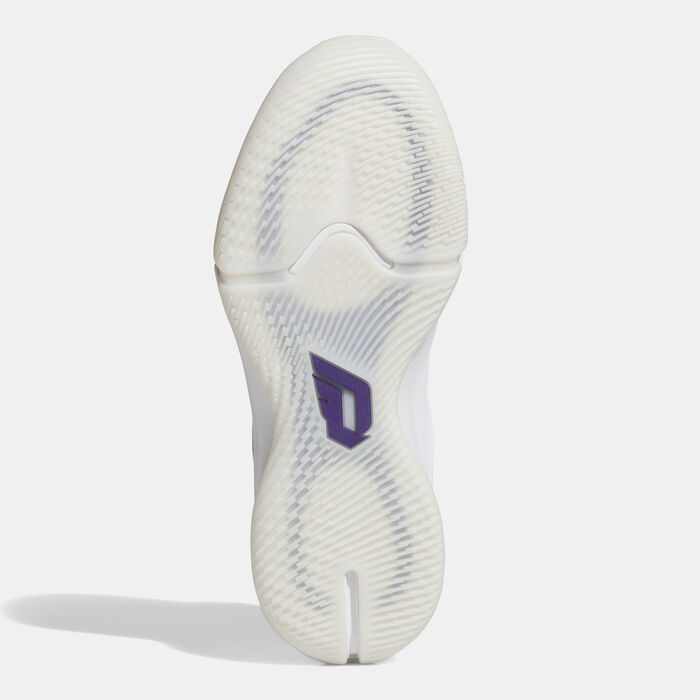 adidas Men's Dame 9 Low Basketball Shoes White adidas Men's Dame 9 Low Basketball Shoes White image number 3