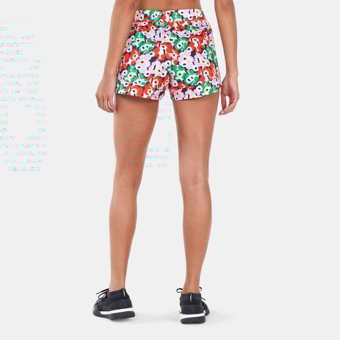 adidas Women's x Marimekko Pacer Shorts Multi-Color adidas Women's x Marimekko Pacer Shorts Multi-Color image number 1