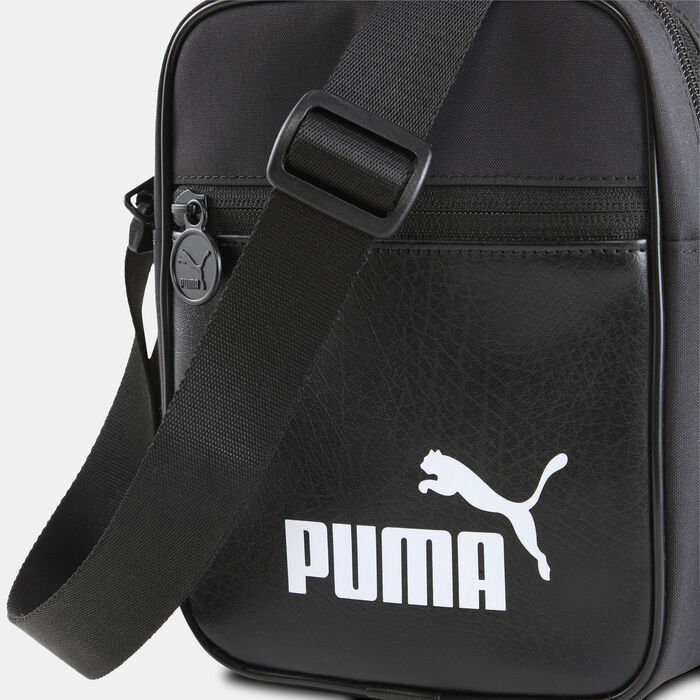 PUMA Campus Compact Portable Messenger Bag Black PUMA Campus Compact Portable Messenger Bag Black image number 2
