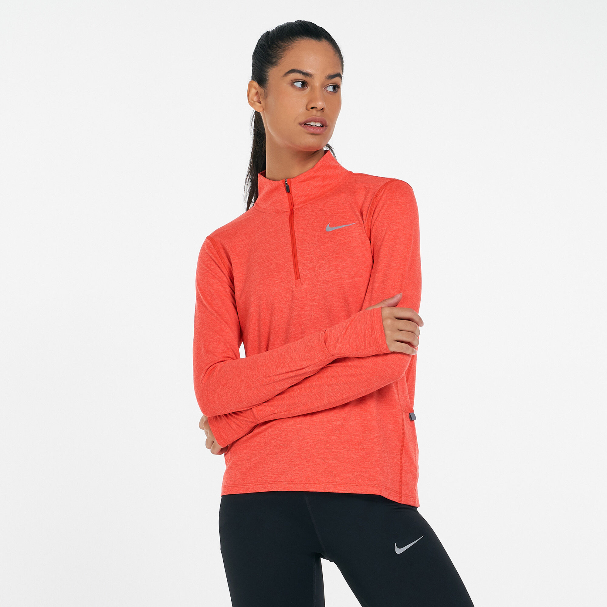 Women s Element Half Zip Hoodie Red Nike in KSA SSS
