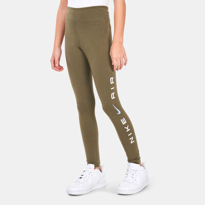 Nike Kids' Sportswear Air Essential Leggings (Older Kids) Brown