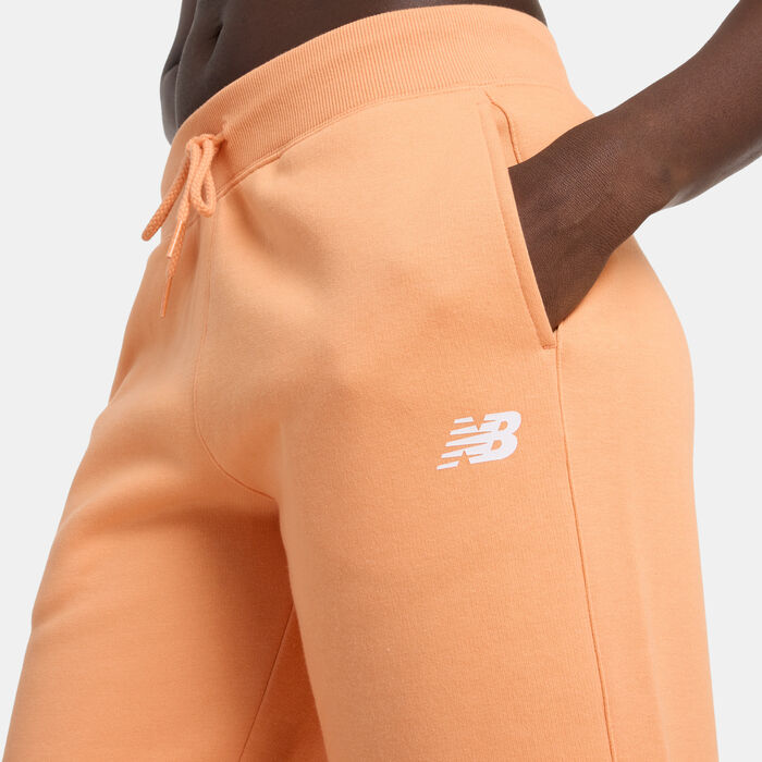 New Balance Women's Classic Core Fleece Pants Orange New Balance Women's Classic Core Fleece Pants Orange image number 4