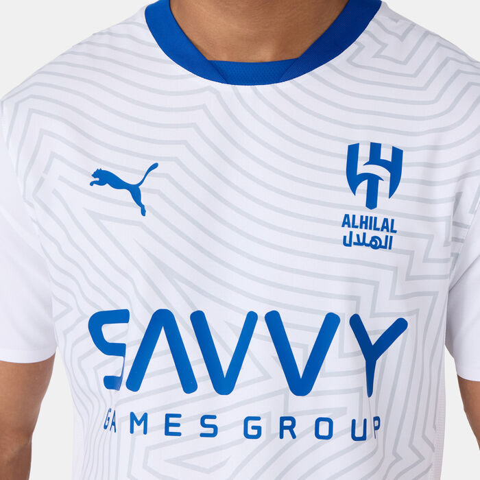 PUMA Men's Al Hilal Away Authentic Football Jersey White image number 3