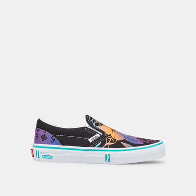 Vans Kids' x Crayola Classic Slip-On Unisex Shoe Black