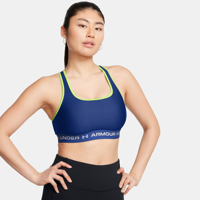 Under Armour Women's Armour Medium-Support Training Sports Bra Blue image number 0