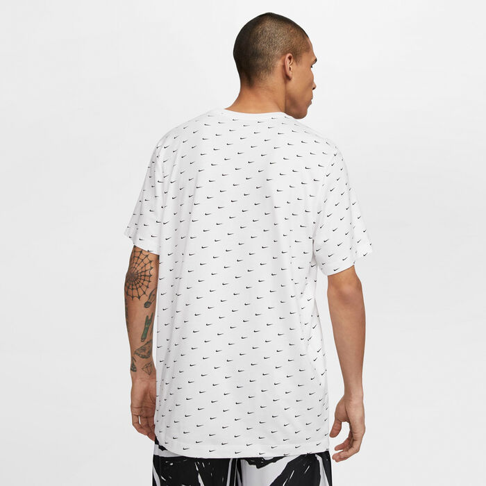 Nike Men's Sportswear Mini Swoosh T-Shirt White Nike Men's Sportswear Mini Swoosh T-Shirt White image number 2