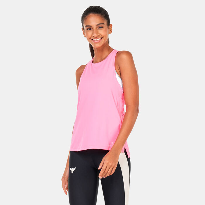 Under Armour Women's Rush Energy Tank Top Pink Under Armour Women's Rush Energy Tank Top Pink image number 0