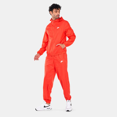 Nike Men's Club Woven Tracksuit Red