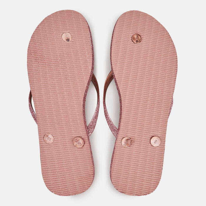 Havaianas Women's Slim Sparkle II Flip Flops Pink Havaianas Women's Slim Sparkle II Flip Flops Pink image number 1