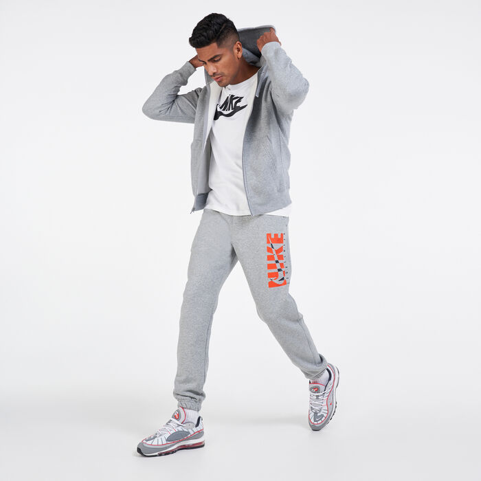 Nike Men's Sportswear Club Fleece Hoodie Grey Nike Men's Sportswear Club Fleece Hoodie Grey image number 2