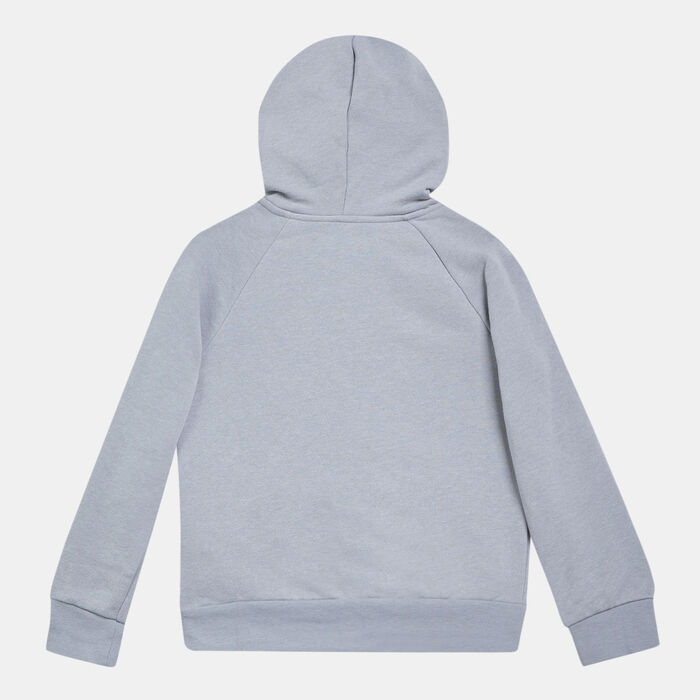 Under Armour Kids' Rival Fleece Hoodie Grey Under Armour Kids' Rival Fleece Hoodie Grey image number 1