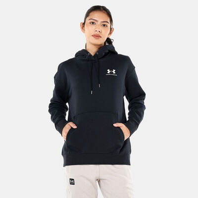 Under Armour Women's UA Essential Fleece Hoodie Black