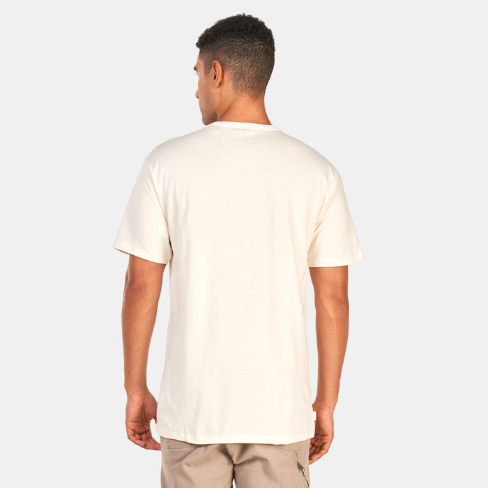 Vans Men's x Daniel Johnston Checkerboard Off The Wall T-Shirt White Vans Men's x Daniel Johnston Checkerboard Off The Wall T-Shirt White image number 1