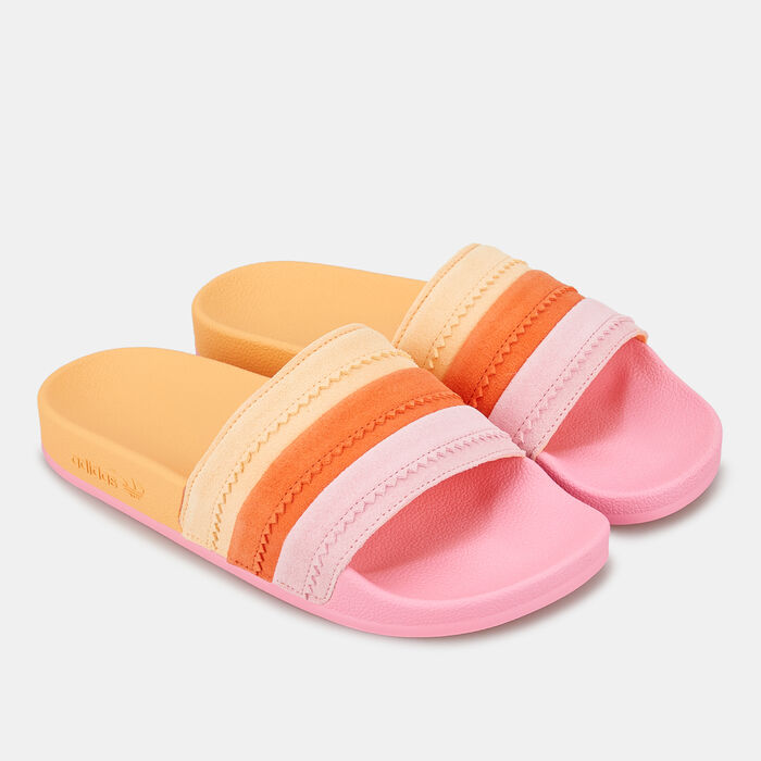adidas Originals Women's Adilette Slides Pink adidas Originals Women's Adilette Slides Pink image number 0