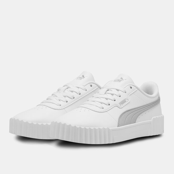 PUMA Women's Carina 3.0 Aqua Metallics Shoes White image number 1