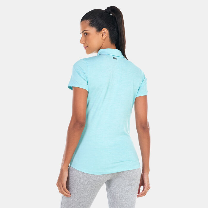 Under Armour Women's UA Playoff Polo Shirt Blue image number 1