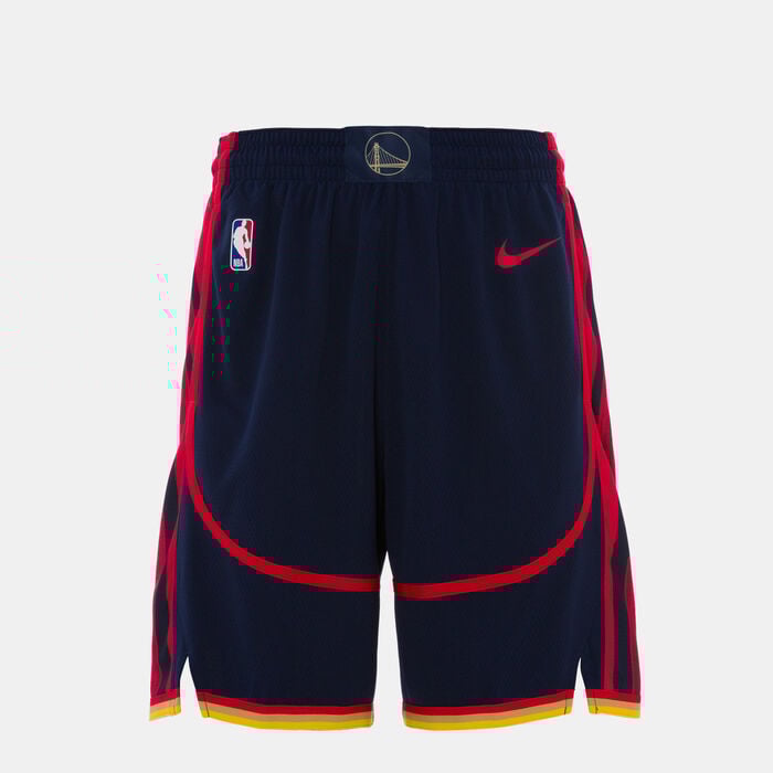 Nike Men's NBA Golden State Warriors 24/25 Dri-FIT Swingman City Edition Basketball Shorts Blue Nike Men's NBA Golden State Warriors 24/25 Dri-FIT Swingman City Edition Basketball Shorts Blue image number 0