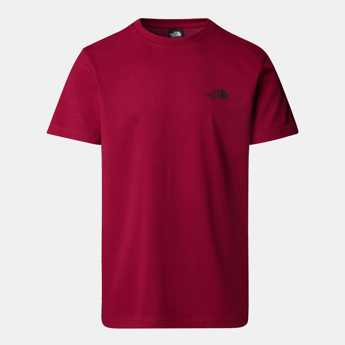 The North Face Men's Simple Dome T-Shirt Red The North Face Men's Simple Dome T-Shirt Red image number 0