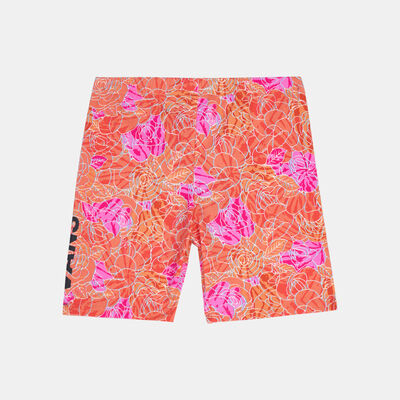 Vans Kids' Rose Camo Print Bike Shorts Pink