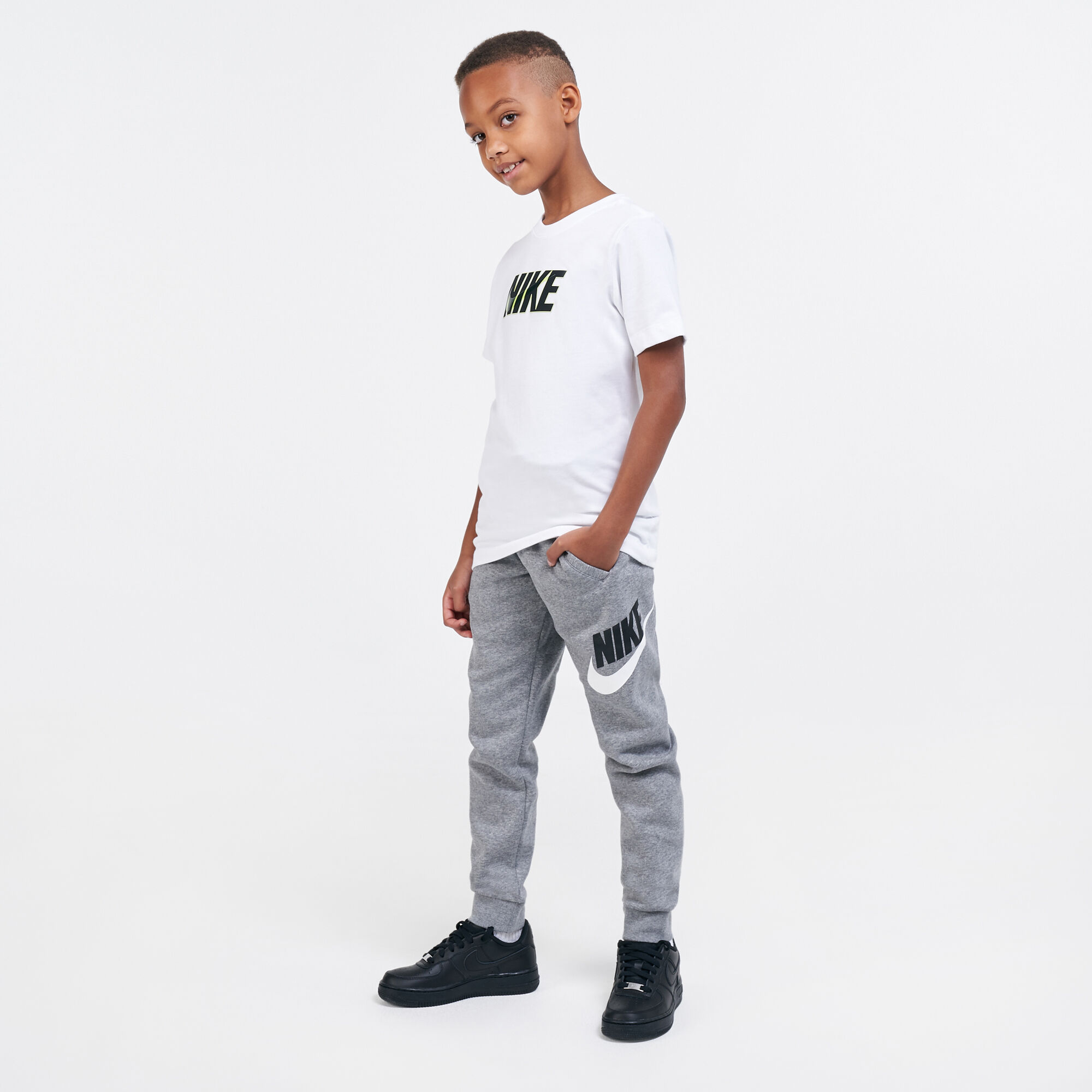 Buy Nike Kids Sportswear Club Fleece Sweatpants Older Kids Grey