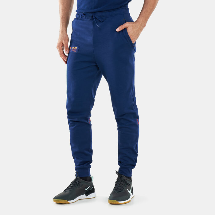Nike Men's F.C. Barcelona Dri-FIT Travel Fleece Sweatpants Blue Nike Men's F.C. Barcelona Dri-FIT Travel Fleece Sweatpants Blue image number 0