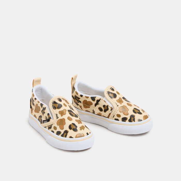 Vans Kids' Slip-On Velcro Unisex Shoes (Baby and Toddler) White Vans Kids' Slip-On Velcro Unisex Shoes (Baby and Toddler) White image number 1