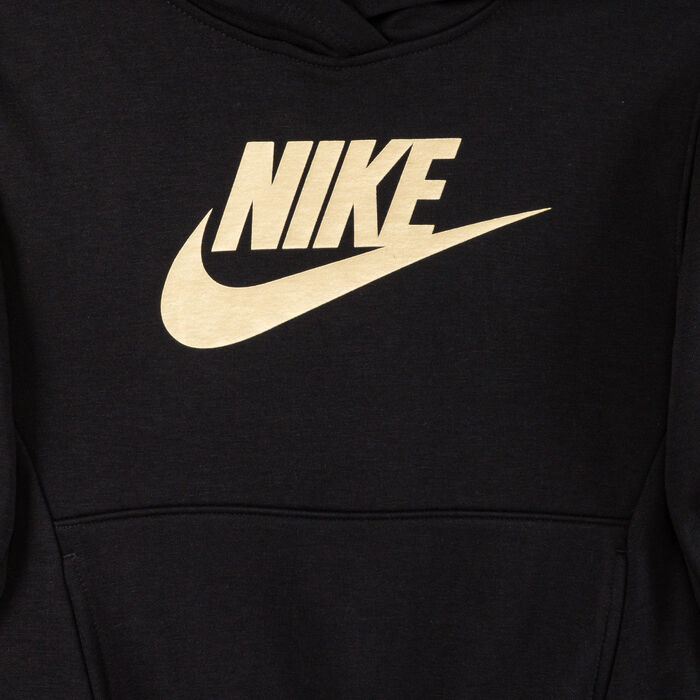 Nike Kids' Sportswear Club Hoodie Black Nike Kids' Sportswear Club Hoodie Black image number 4