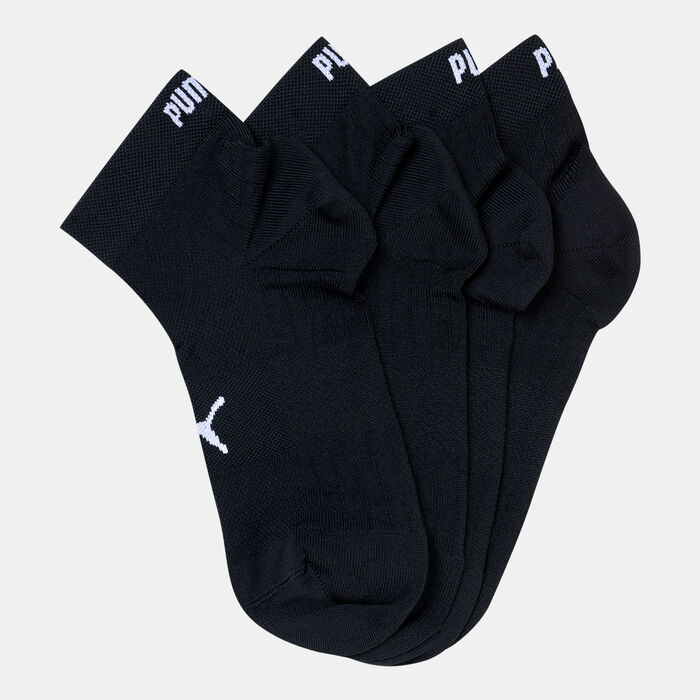 PUMA Men's Sport Light Quarter Socks (2 Pack) Black image number 0