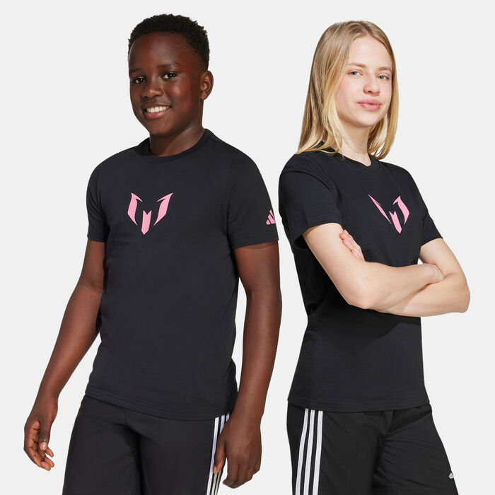 adidas Kids' Messi Name & Number Graphic T-Shirt Black image number 4