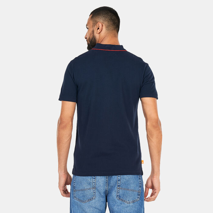 Timberland Men's Millers River Polo Shirt Blue Timberland Men's Millers River Polo Shirt Blue image number 1