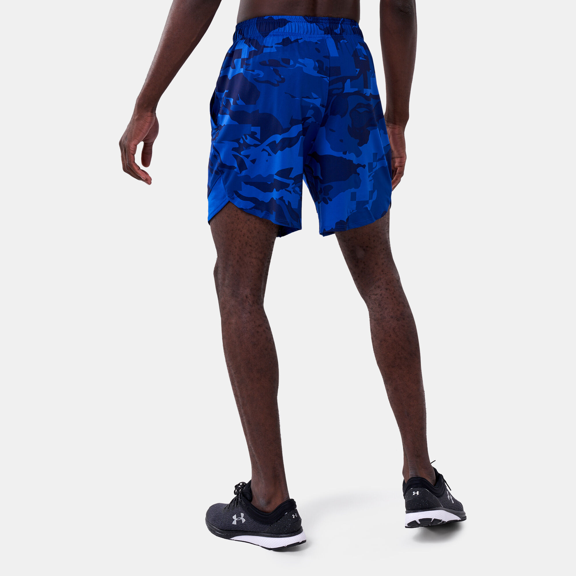 Men s UA Stretch Train 7 Inch Camo Shorts Blue Under Armour in KSA SSS