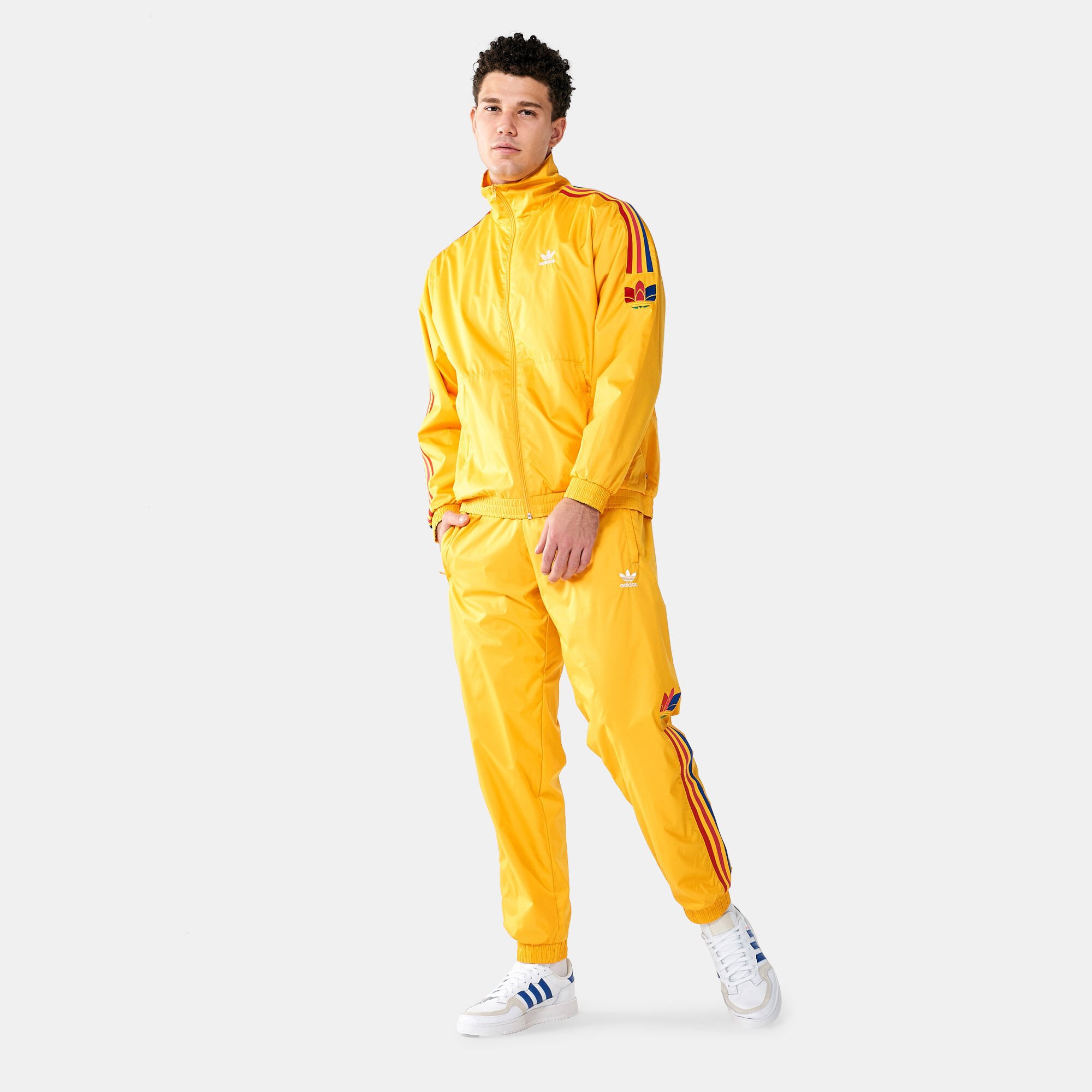 Adidas three shop stripe track jacket