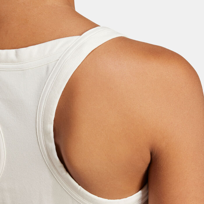 adidas Originals Women's Premium Essentials Tank Top White adidas Originals Women's Premium Essentials Tank Top White image number 4