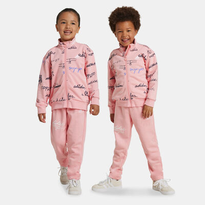adidas Kids' Brand Love Tracksuit Pink