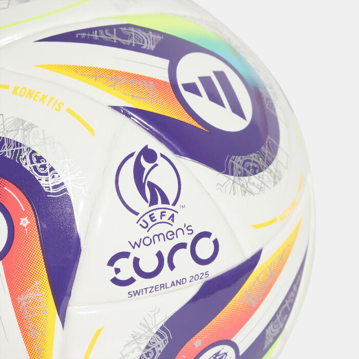 adidas Euro25 Mini Football White adidas Euro25 Mini Football White image number 3