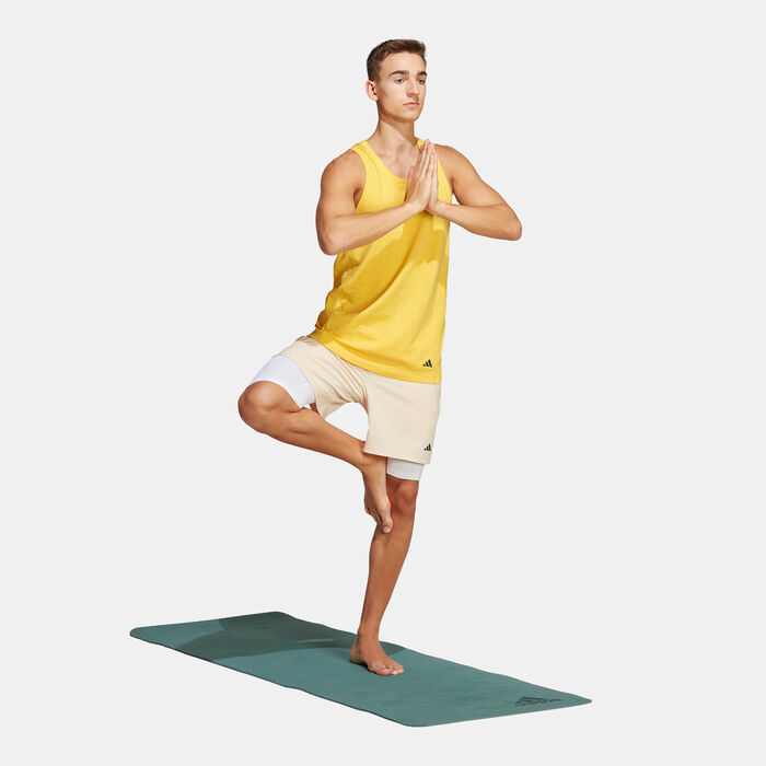 adidas Men's Yoga Training Tank Top yellow adidas Men's Yoga Training Tank Top yellow image number 2