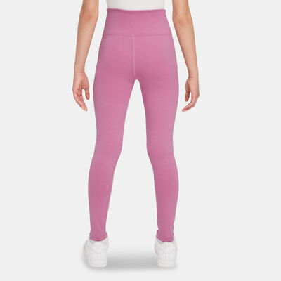 Nike Kids' Sportswear Classic High-Waisted Leggings Pink
