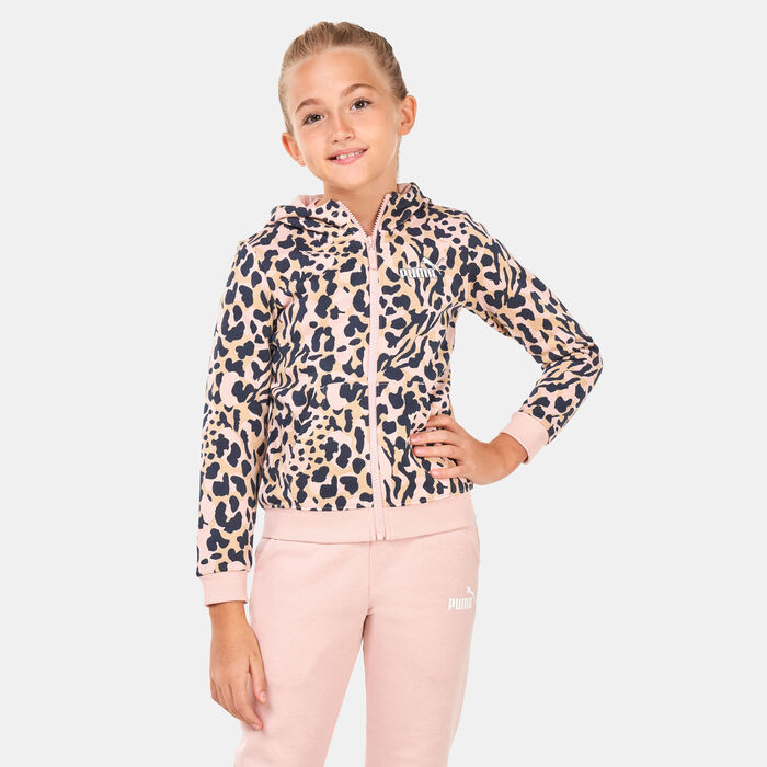 PUMA Kids' Alpha Printed Full-Zip Hoodie (Older Kids) Multi-Color PUMA Kids' Alpha Printed Full-Zip Hoodie (Older Kids) Multi-Color image number 0