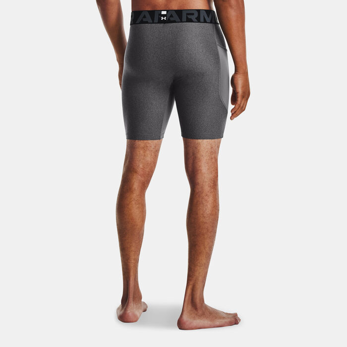 Under Armour Men's HeatGear® Armour Compression Shorts Grey image number 1