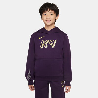 Nike Kids' Kylian Mbappe Club Fleece Hoodie Purple