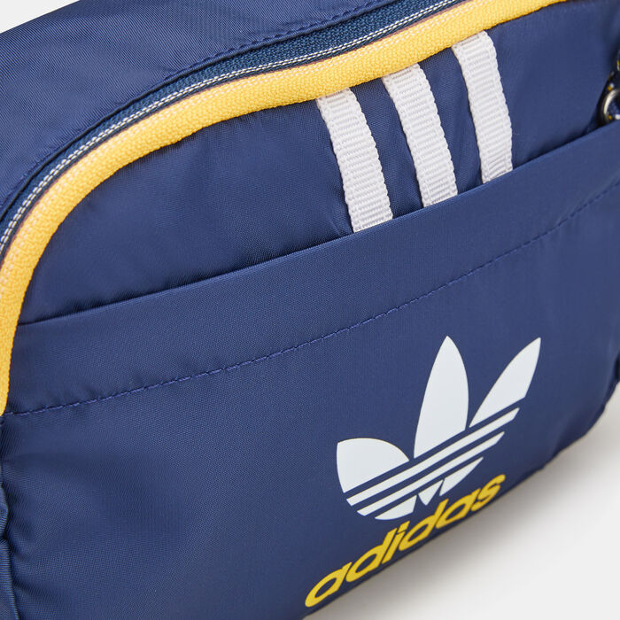 adidas Originals Men's Adicolor Archive Waist Bag Blue adidas Originals Men's Adicolor Archive Waist Bag Blue image number 3